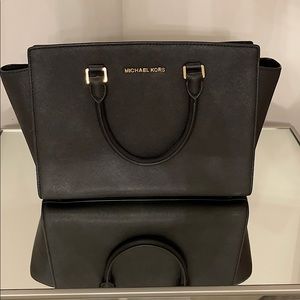 Michael Kors Black Saffiano Leather Bag